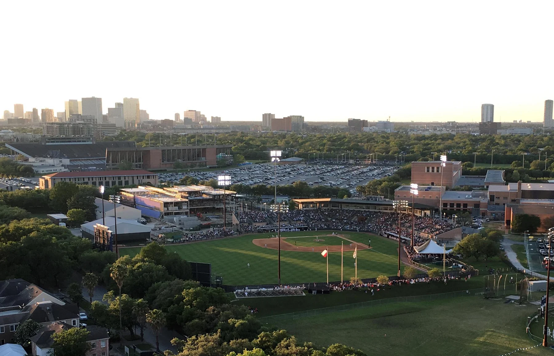 Reckling Park on the Rice University campus in Houston