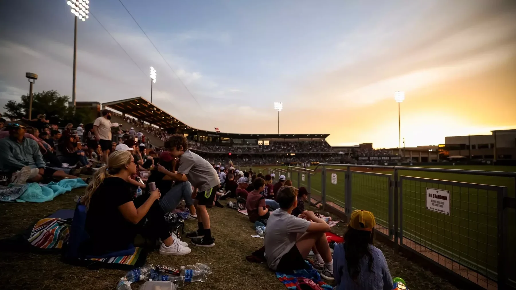 Olsen Field at Blue Bell Park, home of Texas A&M baseball in College Station